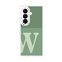 クリアケース［ オリジナル - initial two tone - W green ］