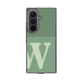 クリアケース［ オリジナル - initial two tone - W green ］