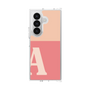 クリアケース［ オリジナル - initial two tone - A pink ］