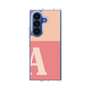 クリアケース［ オリジナル - initial two tone - A pink ］