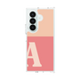 クリアケース［ オリジナル - initial two tone - A pink ］