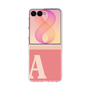 クリアケース［ オリジナル - initial two tone - A pink ］