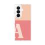 クリアケース［ オリジナル - initial two tone - A pink ］