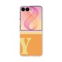 クリアケース［ オリジナル - initial two tone - Y orange ］