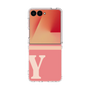 クリアケース［ オリジナル - initial two tone - Y pink ］