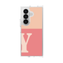 クリアケース［ オリジナル - initial two tone - Y pink ］