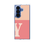 クリアケース［ オリジナル - initial two tone - Y pink ］