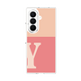 クリアケース［ オリジナル - initial two tone - Y pink ］