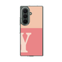 クリアケース［ オリジナル - initial two tone - Y pink ］