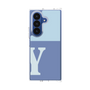 クリアケース［ オリジナル - initial two tone - Y blue ］