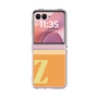 クリアケース［ オリジナル - initial two tone - Z orange ］