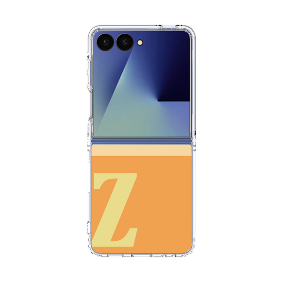 クリアケース［ オリジナル - initial two tone - Z orange ］
