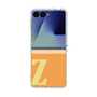 クリアケース［ オリジナル - initial two tone - Z orange ］