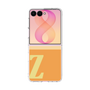 クリアケース［ オリジナル - initial two tone - Z orange ］