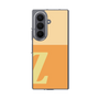 クリアケース［ オリジナル - initial two tone - Z orange ］