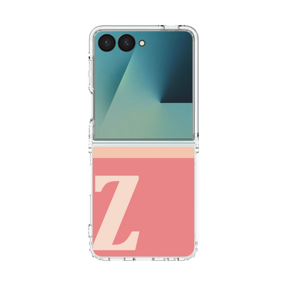 クリアケース［ オリジナル - initial two tone - Z pink ］
