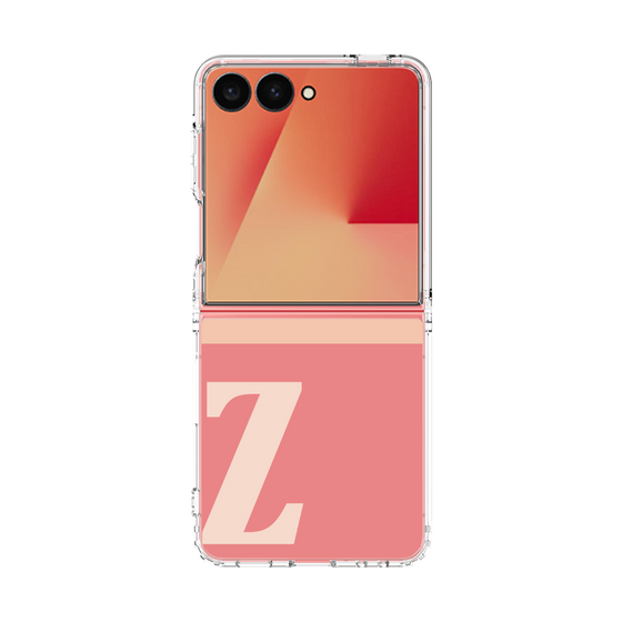 クリアケース［ オリジナル - initial two tone - Z pink ］