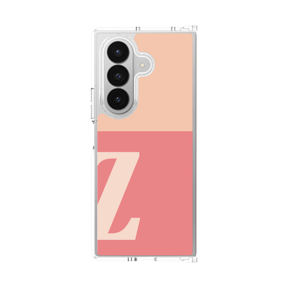 クリアケース［ オリジナル - initial two tone - Z pink ］