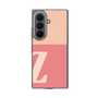 クリアケース［ オリジナル - initial two tone - Z pink ］