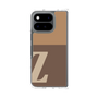 クリアケース［ オリジナル - initial two tone - Z brown ］