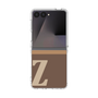クリアケース［ オリジナル - initial two tone - Z brown ］