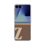 クリアケース［ オリジナル - initial two tone - Z brown ］