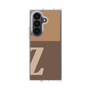 クリアケース［ オリジナル - initial two tone - Z brown ］
