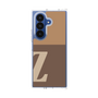クリアケース［ オリジナル - initial two tone - Z brown ］