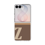 クリアケース［ オリジナル - initial two tone - Z brown ］