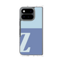 クリアケース［ オリジナル - initial two tone - Z blue ］