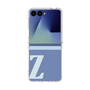 クリアケース［ オリジナル - initial two tone - Z blue ］