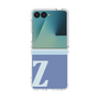 クリアケース［ オリジナル - initial two tone - Z blue ］