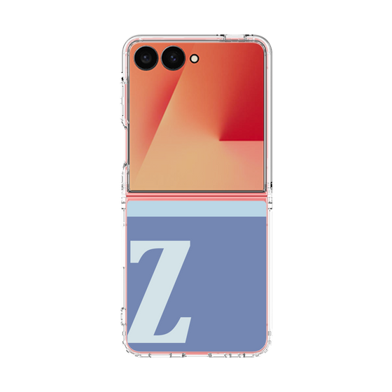クリアケース［ オリジナル - initial two tone - Z blue ］