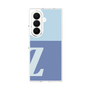 クリアケース［ オリジナル - initial two tone - Z blue ］