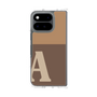 クリアケース［ オリジナル - initial two tone - A brown ］