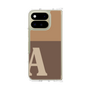 クリアケース［ オリジナル - initial two tone - A brown ］