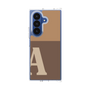 クリアケース［ オリジナル - initial two tone - A brown ］
