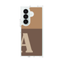 クリアケース［ オリジナル - initial two tone - A brown ］