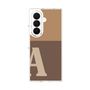 クリアケース［ オリジナル - initial two tone - A brown ］