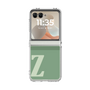 クリアケース［ オリジナル - initial two tone - Z green ］