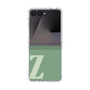 クリアケース［ オリジナル - initial two tone - Z green ］