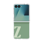クリアケース［ オリジナル - initial two tone - Z green ］