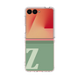 クリアケース［ オリジナル - initial two tone - Z green ］