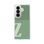 クリアケース［ オリジナル - initial two tone - Z green ］