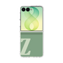 クリアケース［ オリジナル - initial two tone - Z green ］