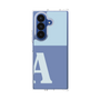 クリアケース［ オリジナル - initial two tone - A blue ］