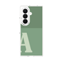 クリアケース［ オリジナル - initial two tone - A green ］