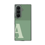 クリアケース［ オリジナル - initial two tone - A green ］