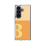 クリアケース［ オリジナル - initial two tone - B orange ］