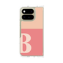 クリアケース［ オリジナル - initial two tone - B pink ］